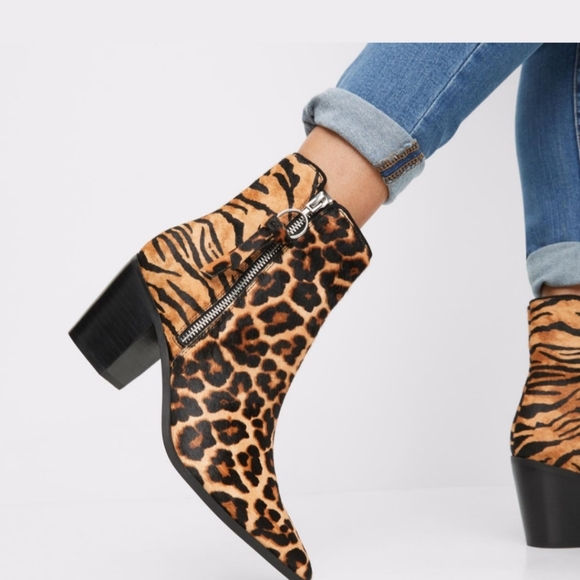 New In Box ALDO Arolia leopard print booties - Picture 5 of 7